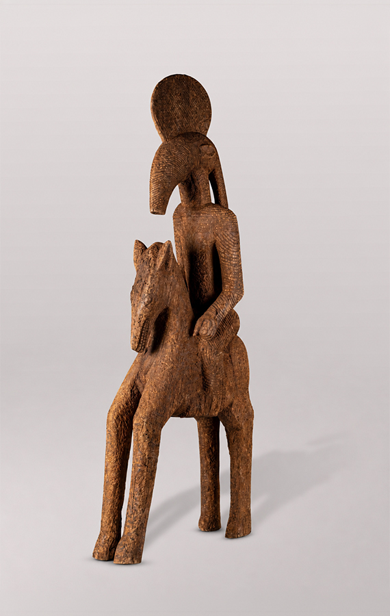 Scultura rituale Koro della cultura Bobo-Bwa, Burkina Faso e Mali, esposta nella mostra Arte Ancestrale da Pianca&Partners